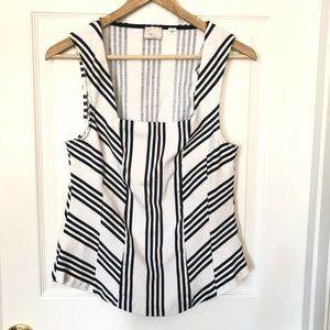 Anthropologie Square Neck Top Sz M